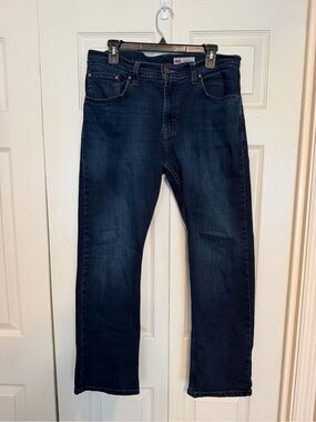 Wrangler Classic Straight Dark Blue Jeans